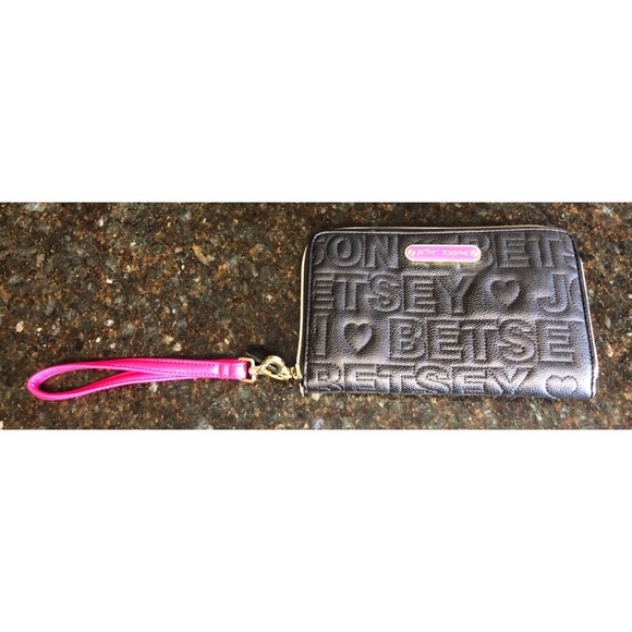 Betsey Johnson Logo Patterned Wallet/Cardholder - Picture 1 of 6
